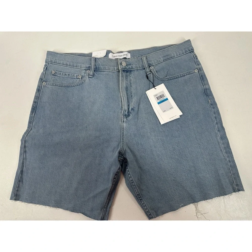 Calvin‎ Klein Freddie Rock 36W Stretch Straight Fit Cut Off Shorts NWT